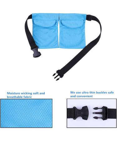 GREUS Mastectomy Drain Holder | Adjustable Post-Surgery Drainage Pouch & Shower Bag | Ideal Recovery Kit in Blue - Buy Online on GoSupps.com