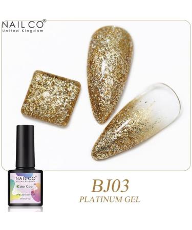 8ml Platinum Colors Starlight Gel Nail Polish UV Gel Varnish Soak Off Nail Art Varnishes Gel Lacquer Coat Manicure Design - (Color: 4040 Style A) 4040 / Style a - Buy Online on GoSupps.com