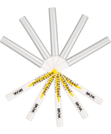 Healeved 25 Pcs White Lying Silkworm Pen Eye Shadow Makeup Cosmetics White Eyeliner Makeup Eyeliner Abs - Buy Online on GoSupps.com