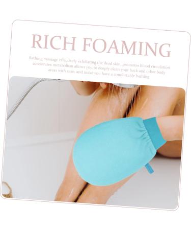 NUSITOU Bath Gloves Exfoliating Loofah Body Scrub Body Scruber Bath Mitt Bath Accessories Exfoliator Loofah Gloves Exfoliating Gloves Body Scrub Body Scrubber Keesa Viscose Soap Portable - Buy Online on GoSupps.com