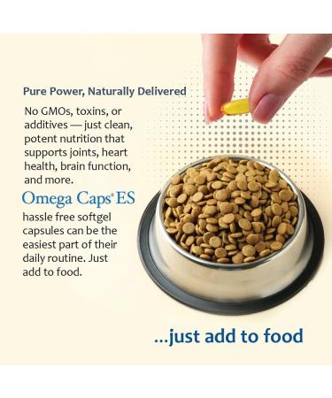 Omega-Caps ES for Large & Giant Dogs (250 Caps) 250 soft gels - Buy Online on GoSupps.com