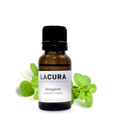 Lacura Organic Oil of Oregano Drops - Organic Oregano Oil Herbal Extract for Immune Defense - Essential Oil for Respiratory Support - 15mL Oregano 0.51 Fl Oz (Pack of 1)