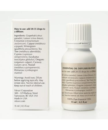 Vitruvi Sweetwater Citrusy Essential Oil Blend - Grapefruit Palmarosa & Cinnamon (0.5 Fl oz) | Buy Internationally - Buy Online on GoSupps.com