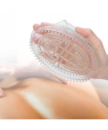 Round Meridians Massage Brush for Weight Loss - Plastic Massaging Tool - Buy Online on GoSupps.com