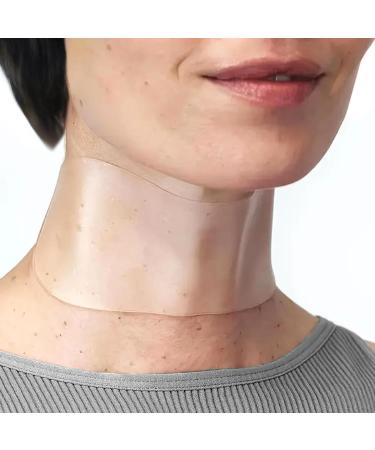 5 PCS Silicone Neck Wrinkle Patches - Reusable Overnight Anti-Wrinkle Patches Anti Aging Silicone Wrinkles Patche for Skin Firming & Neck(2.5 Months Supply )-Upgraded Version 1Pack_W