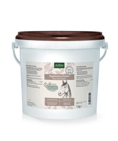 AniForte Premium Rosehip Powder 1 kg Pure Natural Glutenfree- Naturprodukt for Dogs, Cats and Horses