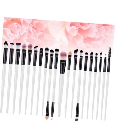FOYTOKI 20pcs Eye Makeup Eyeliner Eyeshadow Brush Kit Portable Makeup Brush Kit Para Pesta as Eyelash Kits 15.50X1.50X1.50CM As Shown - Buy Online on GoSupps.com