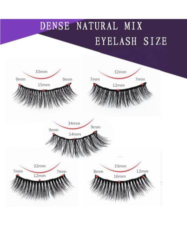Magnetic Eyeliner and Eyelash Kit- 10 Reusable Pairs | Waterproof, Long Lasting | No Glue Needed | FREE Tweezer | For Use With Magnetic False Lashes - Buy Online on GoSupps.com