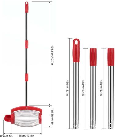 Buy Linsition Nuss Collector - Adjustable Nut Collector for Walnuts Small Fruits & Rubber Balls | International Shipping Available - Buy Online on GoSupps.com