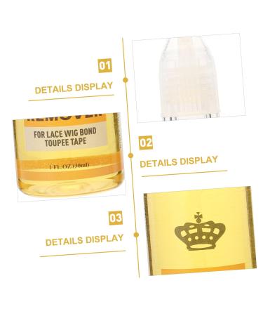 3pcs Hair Extension Glue Remover - 30ml Lace Wig & Toupee Tape Adhesive Remover | Safe Effective & Easy to Use | International Shipping Available - Buy Online on GoSupps.com
