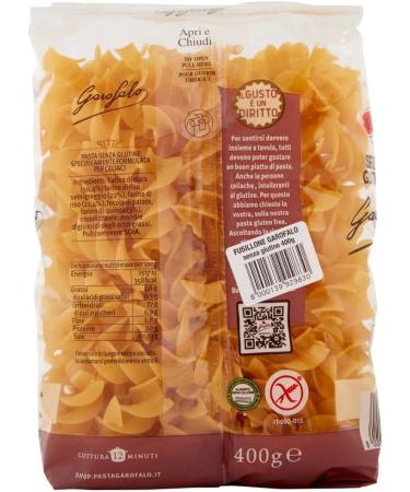  Italian Gourmet E.R. Garofalo Fusillone Senza Glutine Pack of 5 gluten-free noodles 400g + Italian Gourmet Polpa 400g - Buy Online on GoSupps.com