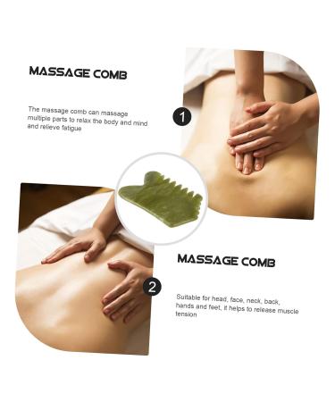 Frcolor 7 STK Xiuyan-Jade Gua Sha Massage Tools Set for Facial Skin Care - Natural Jade Facial Massage Tool for Relaxation & Beauty - Buy Online on GoSupps.com