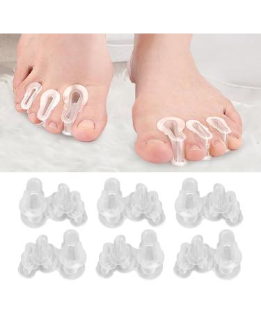 Hammer Toe Corrector - 3 Pairs Medical Grade Silicone Soft Orthopedic Support - Buy Online on GoSupps.com