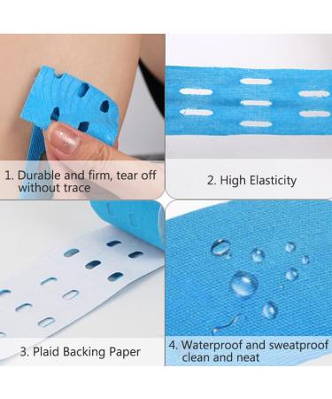 RooRuns Kinesiology Tape - Premium Hypoallergenic Athletic Tape for Muscle Pain Relief & Joint Support - 1 Roll Waterproof Black - Buy Online on GoSupps.com