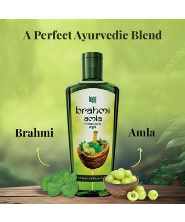 Bajaj Brahmi Amla Hair Oil - Nourishing Ayurvedic Hair Care for Healthy Growth | Buy Internationally - Buy Online on GoSupps.com
