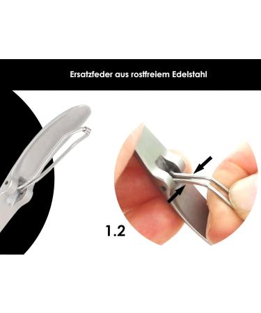 Stainless Steel Foot Nail Tongs Spare Spring - Replacement Wire Spring for 11-13 cm Nail Tongs | Essential Foot Care Accessory - Buy Online on GoSupps.com