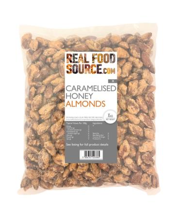RealFoodSource Caramelised Honey Almonds 1kg