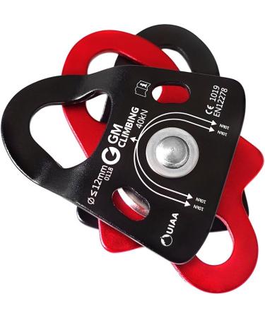 GM CLIMBING 40kN Micro Double Pulley Prusik Minding Ball Bearing UIAA CE for Progress Capture System Rigging Hauling Rescue Arborist Tree Climbing Pack of 2 - Buy Online on GoSupps.com