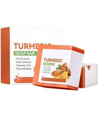  Beslibate 100 g * 2 pieces turmeric soap turmeric brightening soap solid face cleanser turmeric illuminating soap pure natural soap! 5 soap - Buy Online on GoSupps.com
