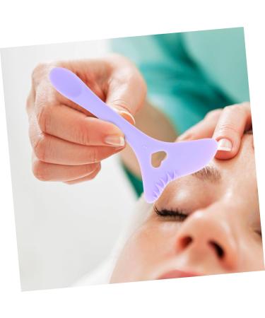 BIUDECO Eyeliner Stamp Eyeshadow Applicators Reusable Silicone Eyelash Stencils Makeup Tools Face Auxiliary 12.00X6.00X0.50CM Purple - Buy Online on GoSupps.com