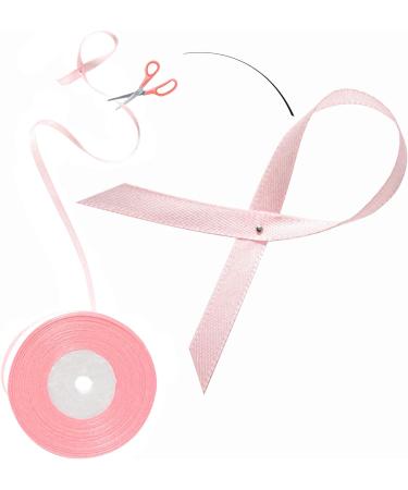 Pink Ribbon 1/4 36 Yards Satin Roll - Ideal for Scrapbooking, Weddings, Baby Showers, and More - Buy Online on GoSupps.com