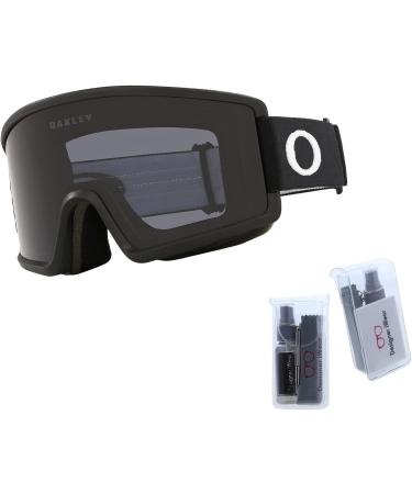 Oakley Target Line Ski Goggles Bundle | Matte Black/Dark Grey - Men's & Women's OO7120 OO7121 - Buy Online on GoSupps.com