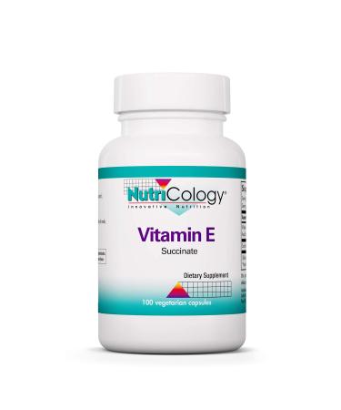 Nutricology Vitamin E Succinate 100 Vegetarian Capsules - Buy Online on GoSupps.com
