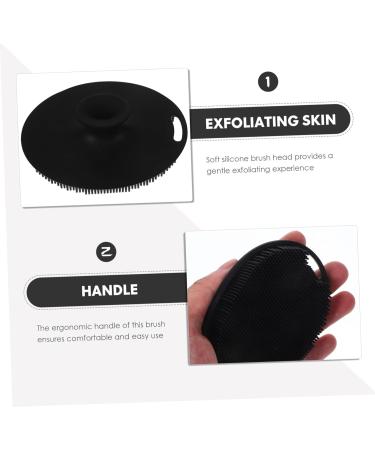 FOMIYES Face Brush Face Scrub Face Wash Brush Facial Cleansing Brush Scrubber Facial Brush Facial Scrubber Exfoliator Face Exfoliator Facial Exfoliator Water Proof Bath Brush Silica Gel - Buy Online on GoSupps.com