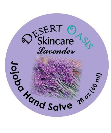 Organic Lavender Jojoba Hand Salve - 50% Jojoba Oil, Beeswax, Avocado Oil - Moisturizing Formula - 2 oz - Buy Online on GoSupps.com
