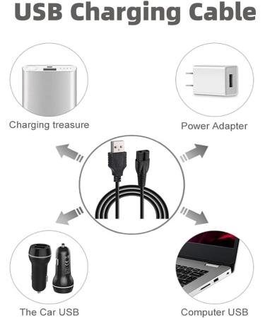 COMZIO Hair Clippers Charging Cable | Compatible Charger Cord for COMZIO Hair Clipper - Fast International Shipping - Buy Online on GoSupps.com