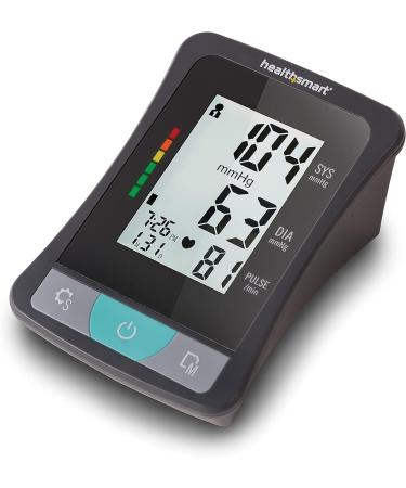 HealthSmart Digital Select Arm Blood Pressure Monitor | Automatic Upper Arm Cuff | Tracks Blood Pressure Pulse & Irregular Heartbeat | Stores 120 Readings for 2 Users - International Shipping Available - Buy Online on GoSupps.com