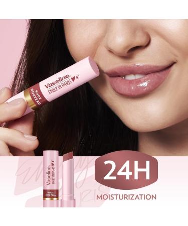 Vaseline x Emily in Paris Nude Nouveau | Tinted Lip Balm Stick | Limited Edition | (Nude Nouveau) - Buy Online on GoSupps.com