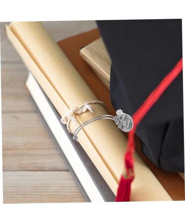 CAXUSD 2pcs Graduation Season Bracelet Adjustable Jewelry Women s Jewelry Senior Gifts College Graduation Gift for Her The Gift European and American Miss Stainless Steel Female Student - Buy Online on GoSupps.com