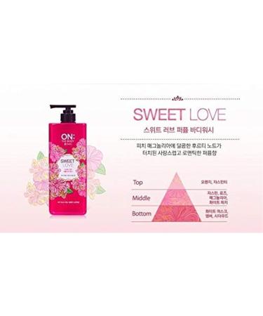 LG ON THE BODY Sweet Love Perfume Body Wash 500g - Buy Online on GoSupps.com