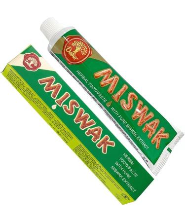 Original Dabur Miswak Toothpaste 154g - Fluoride-Free Herbal Toothpaste 6-Pack Siwak Sewak Meswak - Natural Oral Care - Buy Online on GoSupps.com