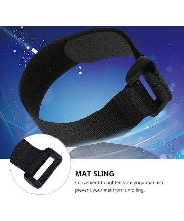 SEWACC 12pcs Yoga Mat Strap - Tightly Secure Your Mat with Hook and Loop Ties, 25*400mm Black - Buy Online on GoSupps.com