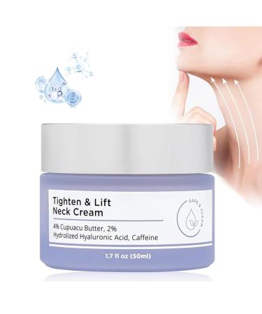 50ML Tighten and Lift Neck Cream Neck Firming Cream Tightening and Repair Decolletage Cream Advanced Neck Firming Cream - Best For Tightening Sagging Skin Wrinkles Improving Neck