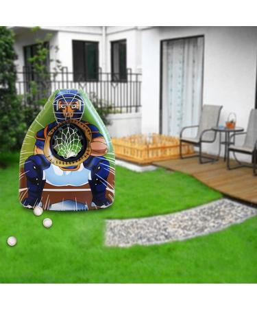 Inflatable Baseball Target Set with 4 Soft Balls - Fun Indoor/Outdoor Game for Boys and Girls | Backyard Party Toss Game - Buy Online on GoSupps.com