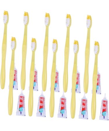 Tovinanna 20 STK Hotel Toothbrush & Toothpaste Kit | Soft Bristle Mini Travel Dental Hygiene Set - Buy Online on GoSupps.com