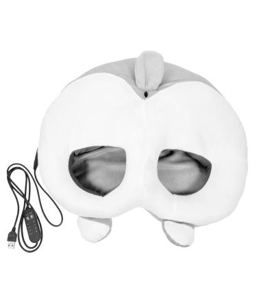 Solustre 1 set of electrical warm shoes heating heating shoes Electrically heated shoes foot warmer boots heating pillows Boots Heated pillow usb shoes Heat winter heating blanket plush 36x33x16cm