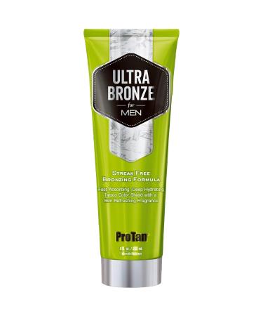 ProTan For Men Ultra Bronze Streak Free  Natural Bronzer with Tattoo Protection 9 oz