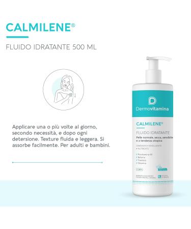Dermovitamina Calmilene Hydrating Fluid 500ml - Intense Moisture for Face & Body | Buy Internationally - Buy Online on GoSupps.com