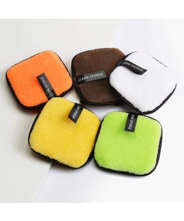 Reusable Makeup Remover Pads - 5pcs Washable Cotton Pads | Eco-Friendly Gentle for All Skin Types | Effective Facial & Eye Makeup Remover - Buy Online on GoSupps.com
