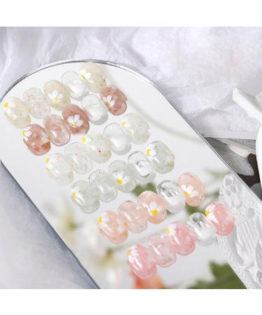 Colorful Translucent Varnish Hybird Gel Nail Polish Phototherapy Gel Nail Art Soak Off Gel Flowers Petal Gel - (Color: 4) - Buy Online on GoSupps.com