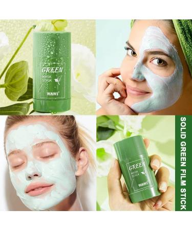 WAWJ Green Mask Green Tea Mask Stick Clean Green Mask Stick Moisturizing Smoothing Control Oil Clean Pores Green - Buy Online on GoSupps.com