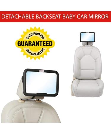 Detachable Backseat Baby Car Mirror - Wide Angle View for Infant Safety | Adjustable & Shatterproof - Buy Online on GoSupps.com