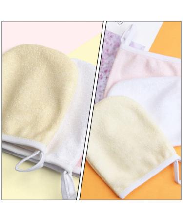 FOMIYES 6pcs Reusable Makeup Remover Gloves Microfiber Cleaning Pads for Deep Facial Cleansing | Eco-Friendly Makeup Removal Solution - Buy Online on GoSupps.com