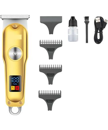 Professional Gold Cordless Hair Trimmer & Clippers for Men | Electric Barber Razors & Hair Trimmers - Shop Internationally - Buy Online on GoSupps.com