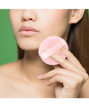 PATKAW 2Pieces Makeup Sponge Puffs Reusable Powder Puff 2.95 Diameter Setting Powder Puff for Make Up Face Puff Pads for Press Powder - Buy Online on GoSupps.com