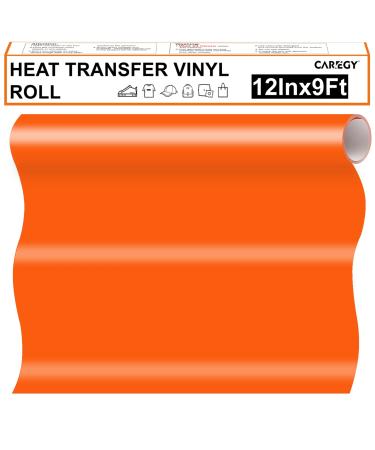 CAREGY Heat Transfer Vinyl for T-Shirts 12in.x10in. 36 Sheets-Iron On Vinyl HTV  Bundle 36Colors